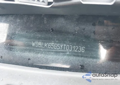 2000 Mercedes-Benz Clk 320 from USA, damaged, VIN WDBLK65G5YT031236